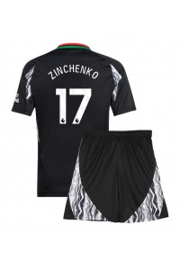 Arsenal Oleksandr Zinchenko #17 Babytruitje Uit tenue Kind 2024-25 Korte Mouw (+ Korte broeken)